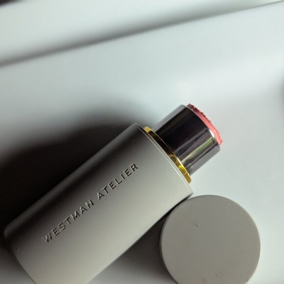 Westman Atelier Baby Cheeks Blush Stick | Coquette - Bright Pinky Peach - Picture 13 of 16